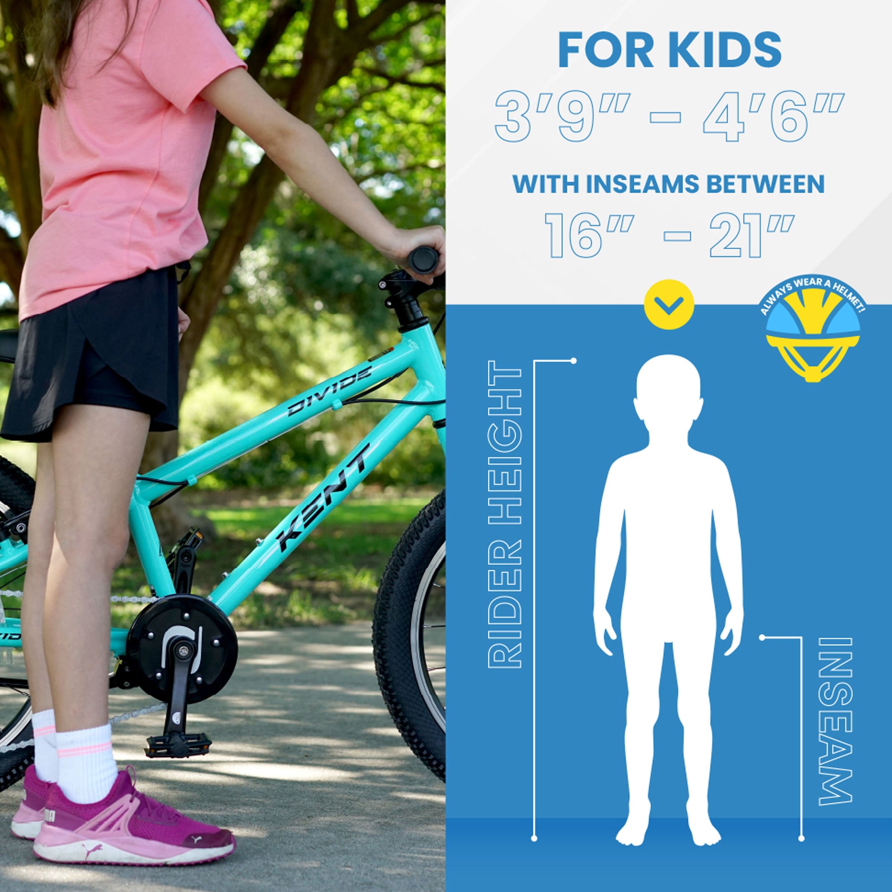 20" Kent Divide | Mountain Bike for Kids Ages 6+
