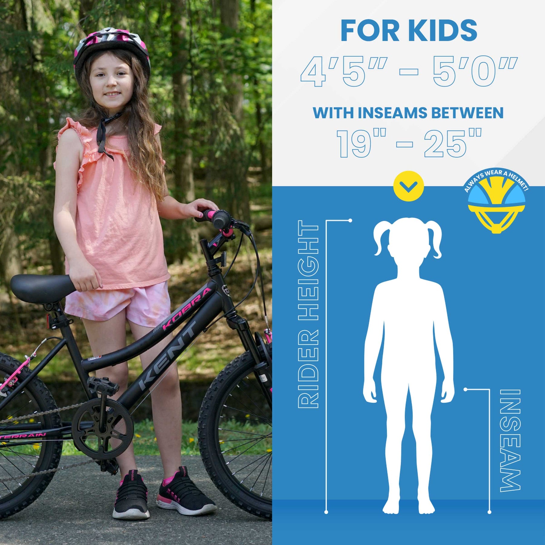 20" Kent Kobra | Mountain Bike for Kids Ages 7-13
