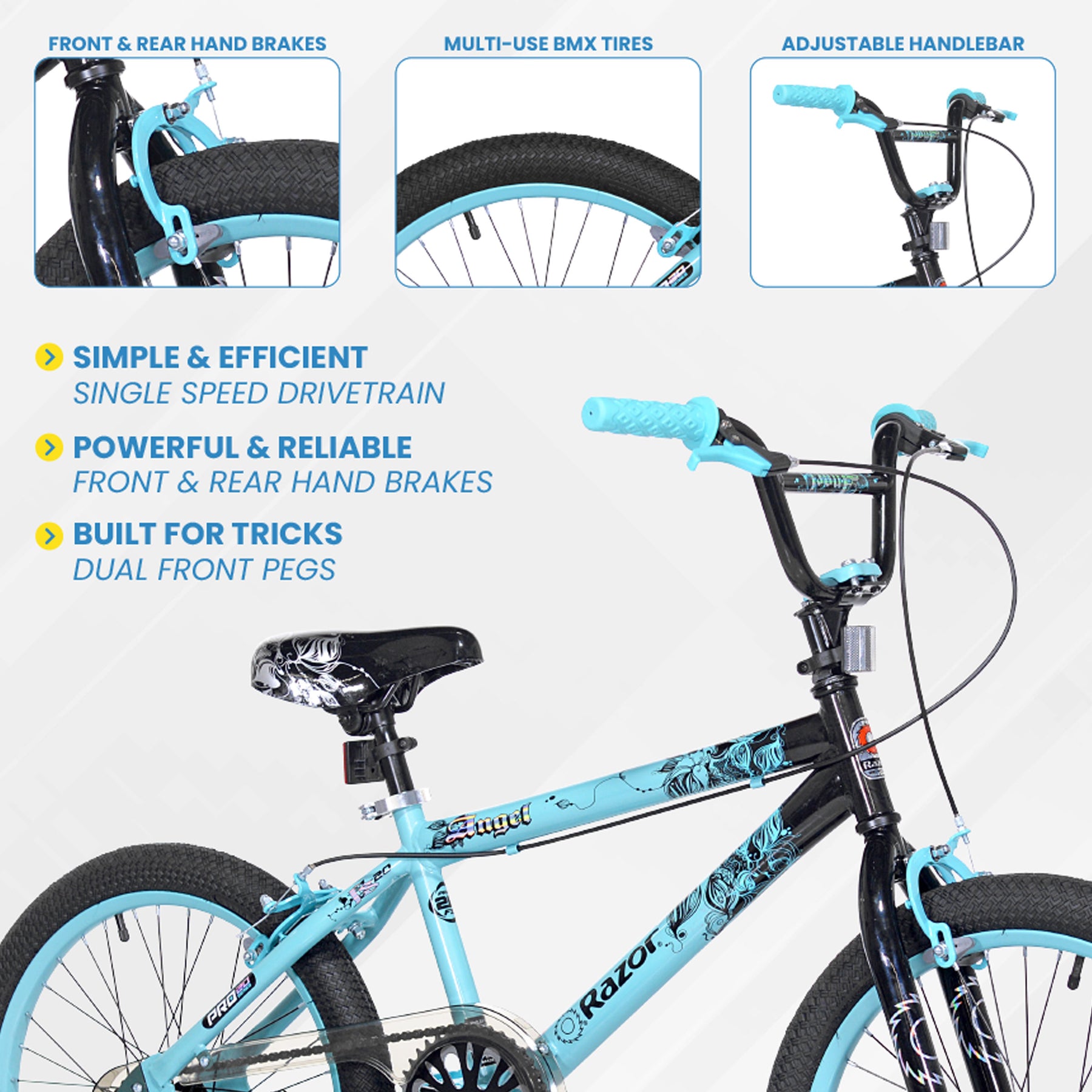 20" Razor® Angel | BMX Bike for Kids Ages 7-13