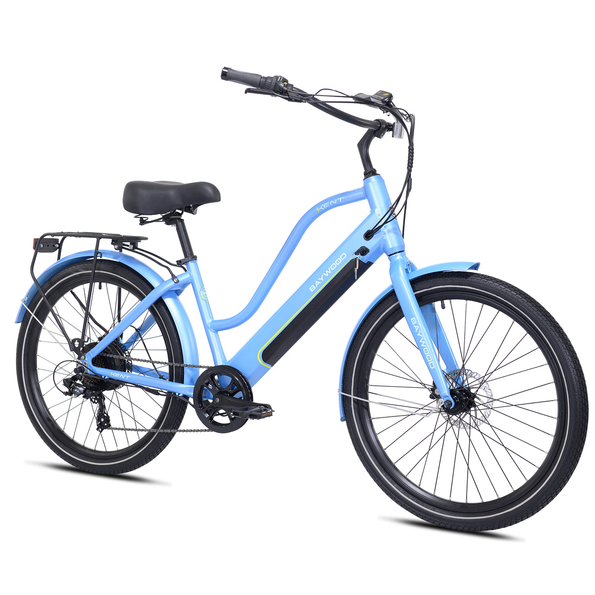 26" Kent Baywood E-Bike | Electric Cruiser Bike for Adults Ages 14+