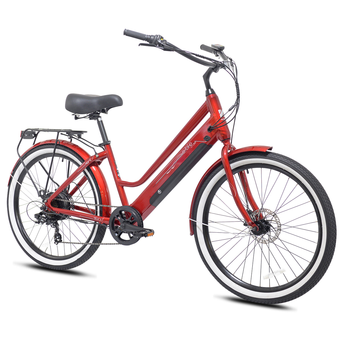 26" Kent E-Bike Cruiser | Electric Cruiser Bike for Adults Ages 14+