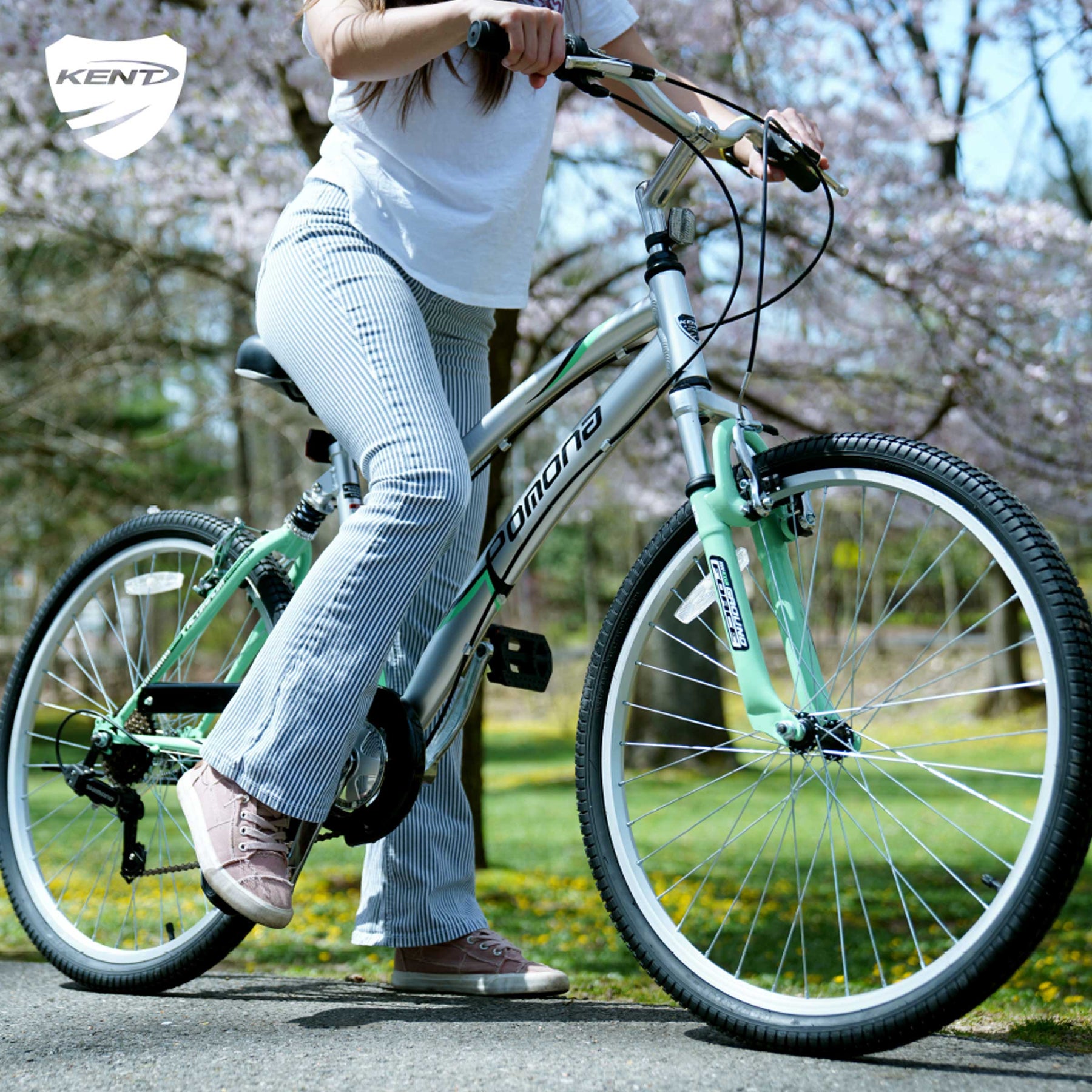 26" Kent Pomona | Hybrid Comfort Bike for Women Ages 13+