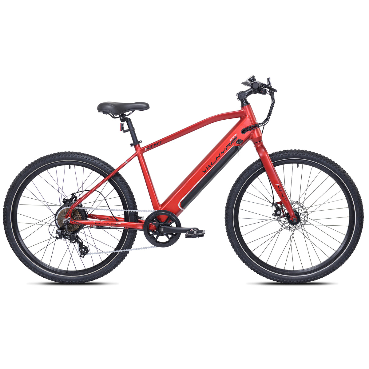 27.5" Kent Valkyrie E-Bike | Electric Mountain Bike for Men Ages 14+
