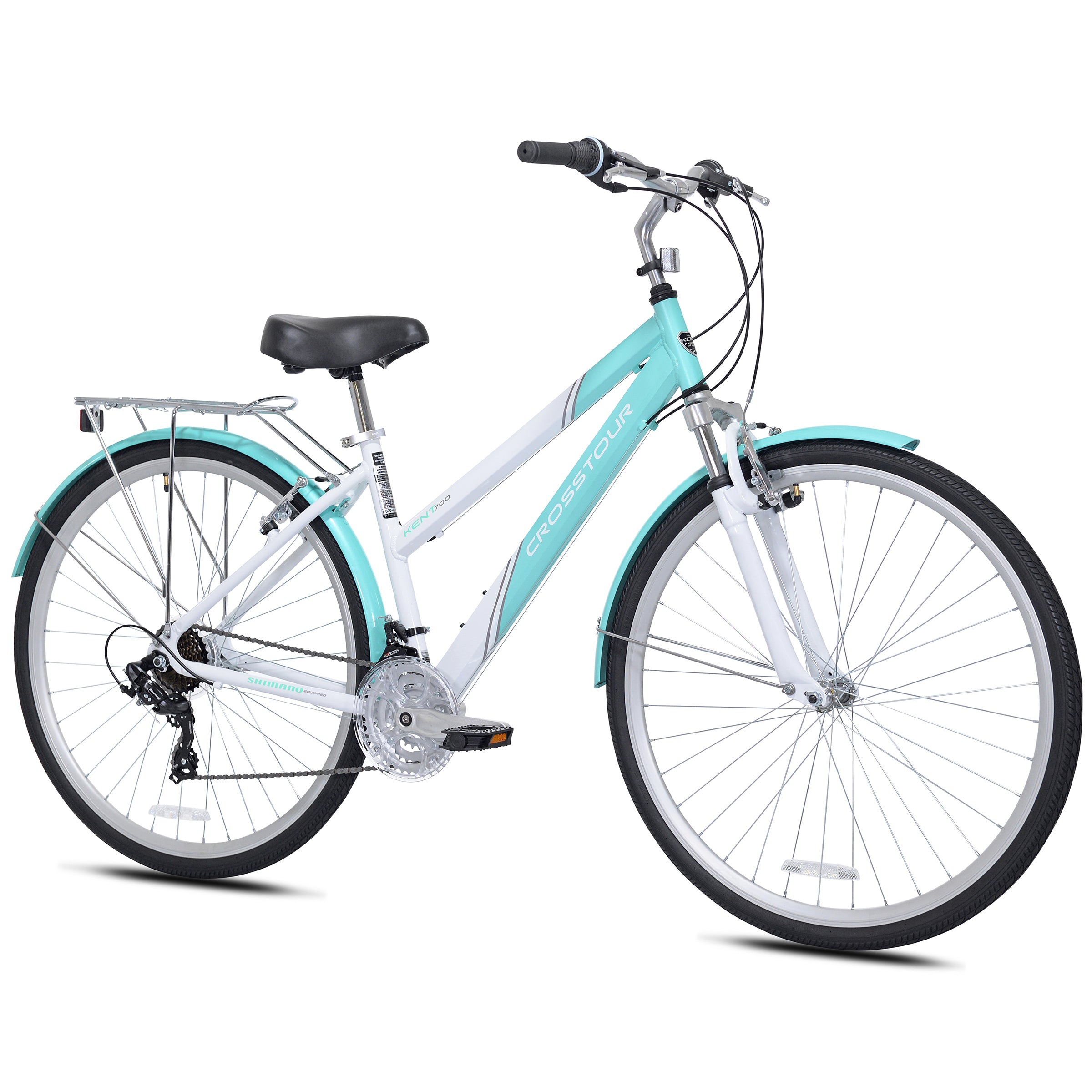 700c Kent Crosstour Hybrid Bike for Women Ages 14