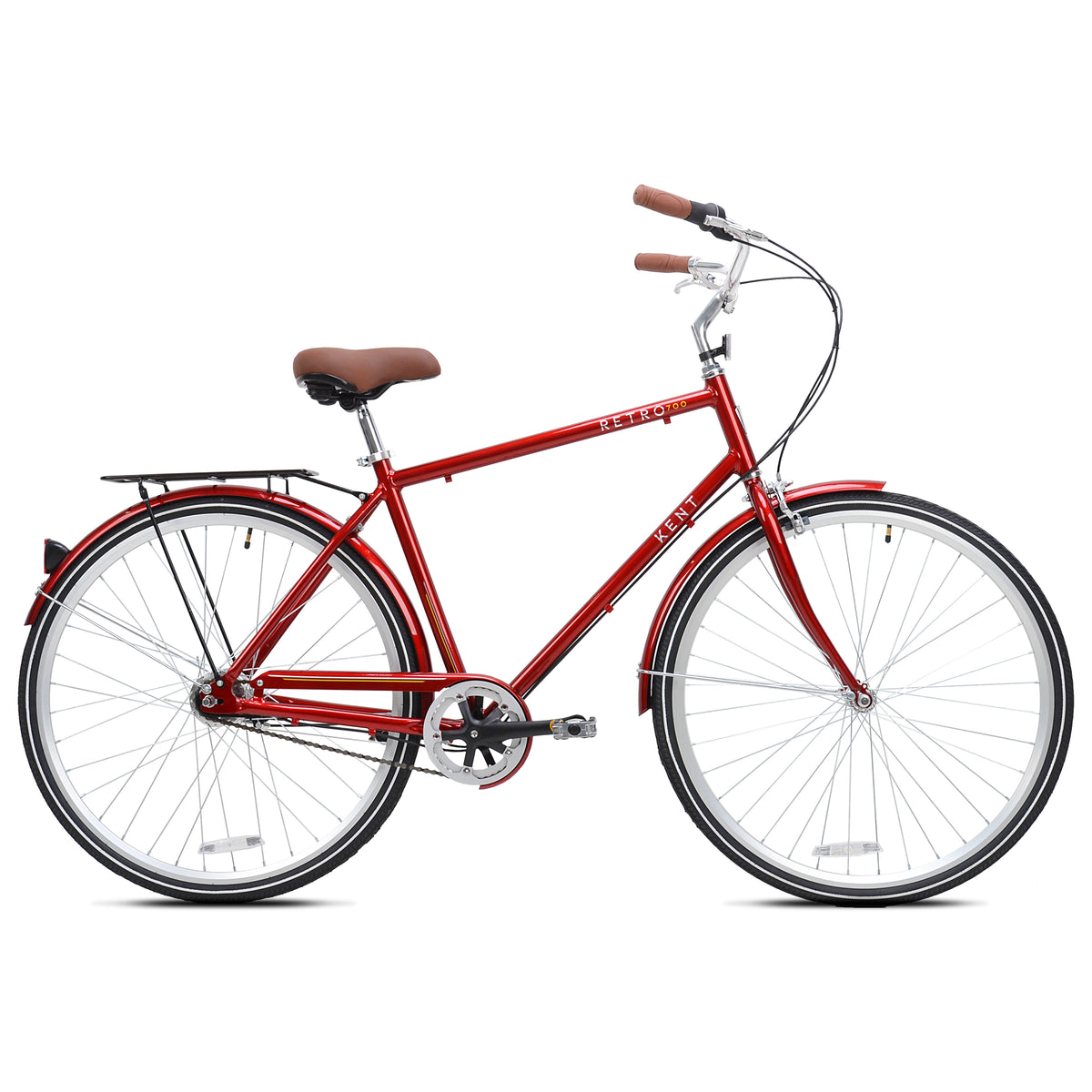 700c Kent Retro | Hybrid Comfort Bike for Men Ages 14+