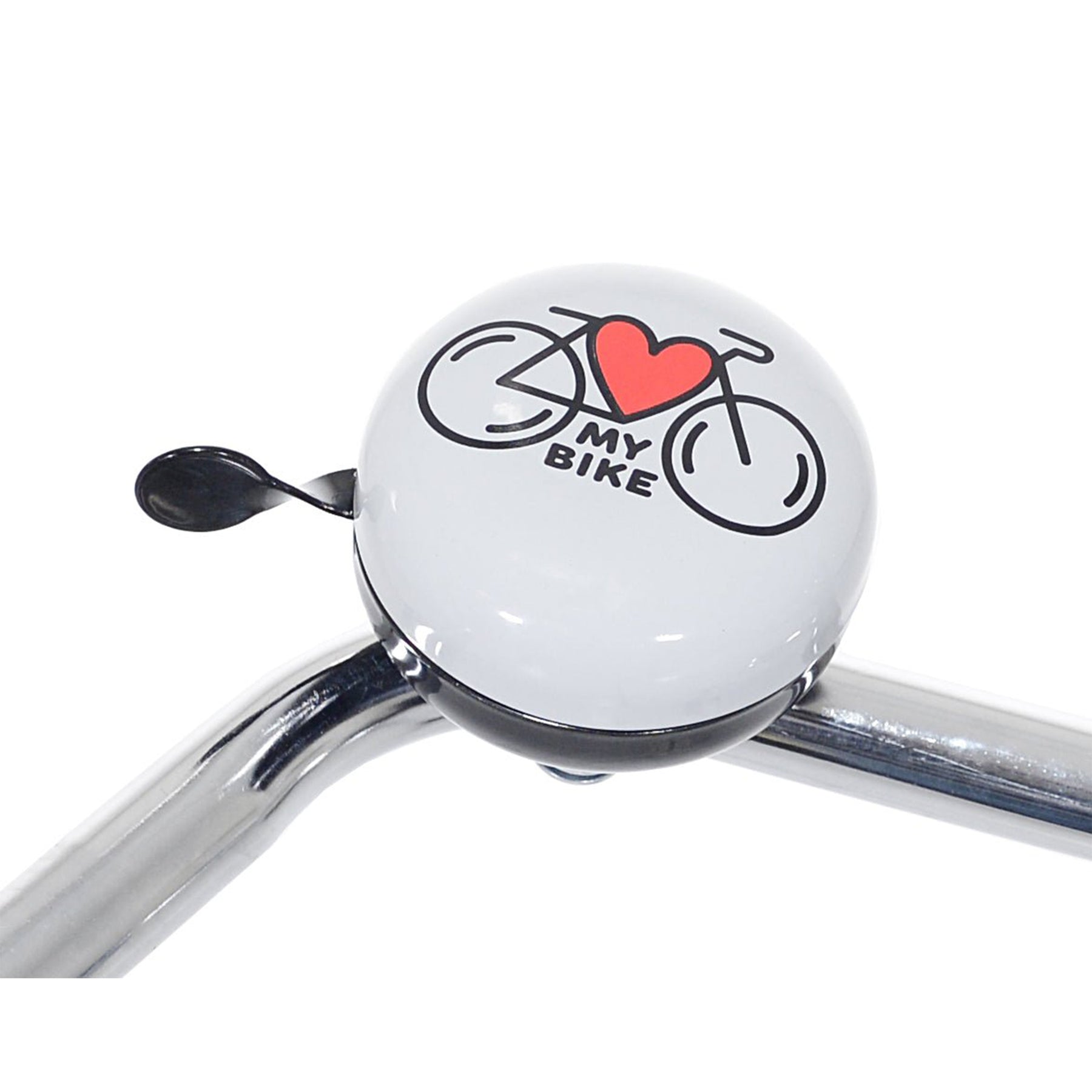 Capstone I Love My Bike Bell | Fits Most Bikes