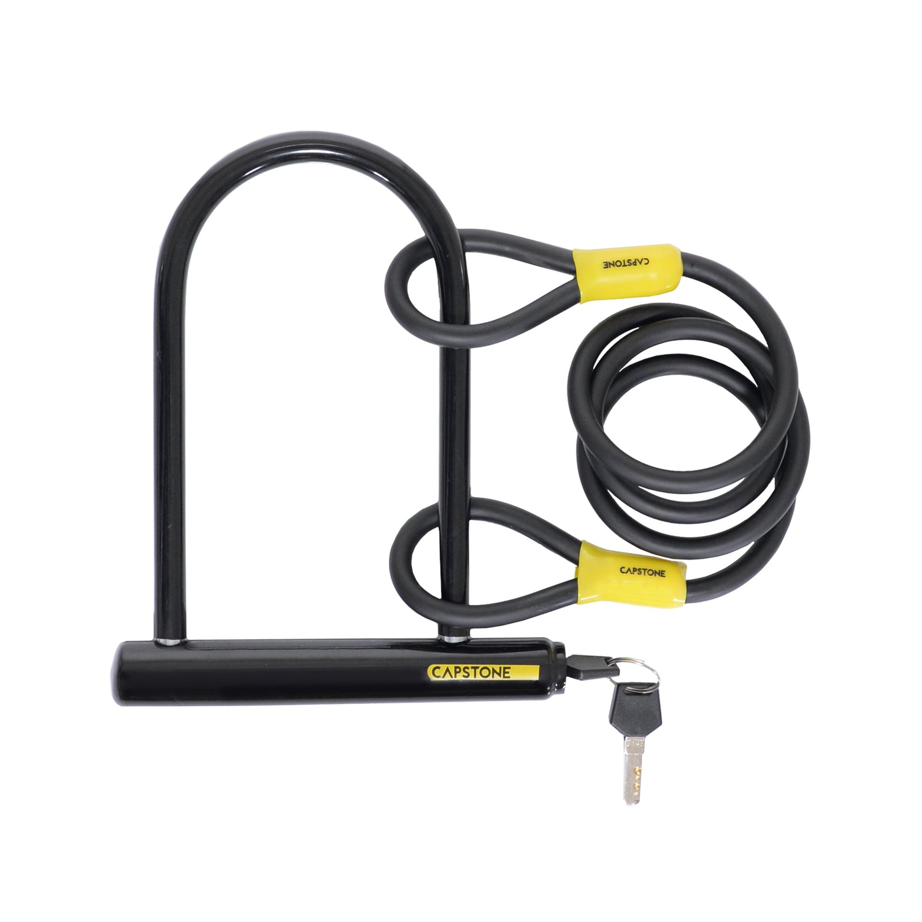 Capstone U-Lock w/ Cable & Keys | 4 ft. Length