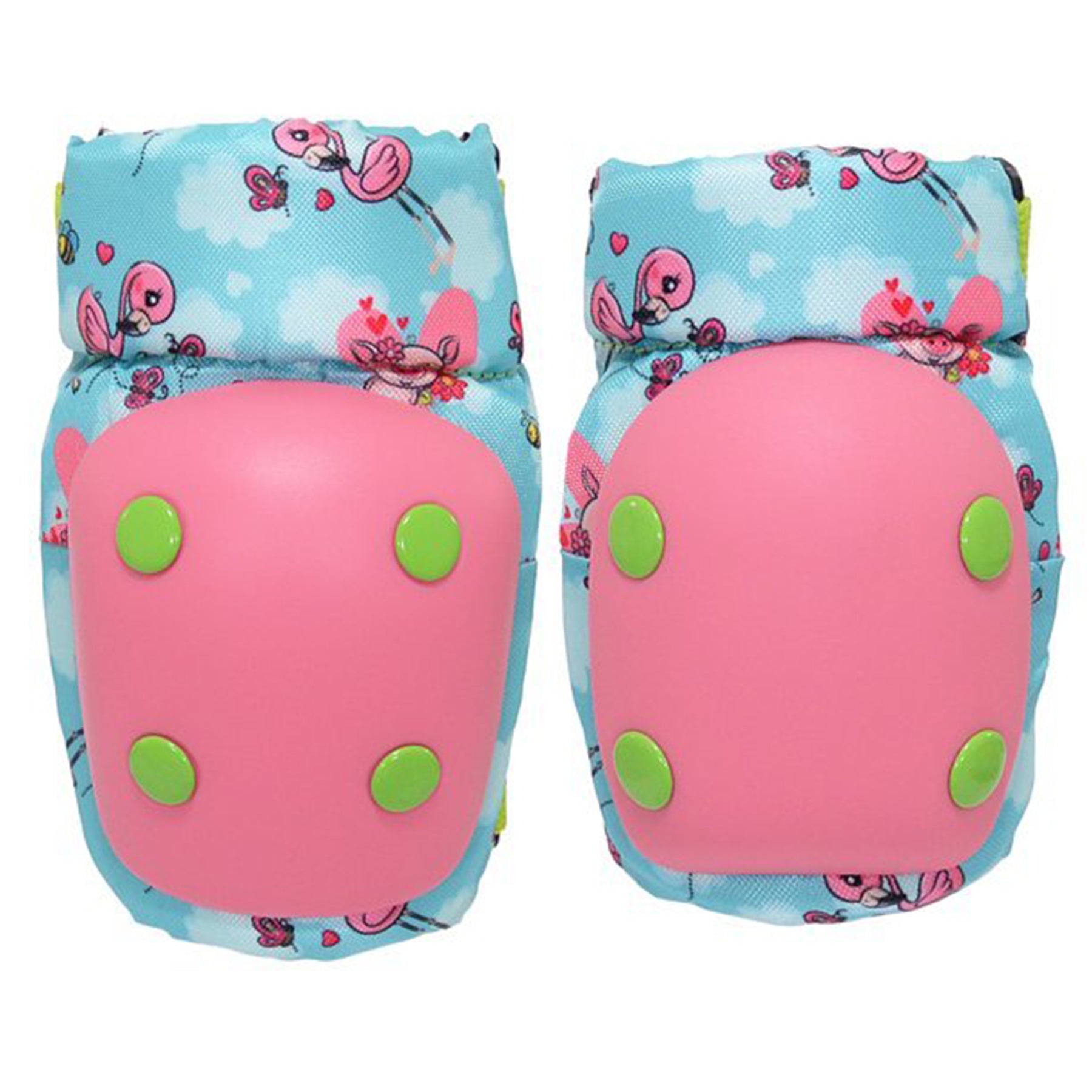 Kent Flamingo Pig Toddler Helmet & Pad Combo | Helmet & Pads for Kids Ages 1-3