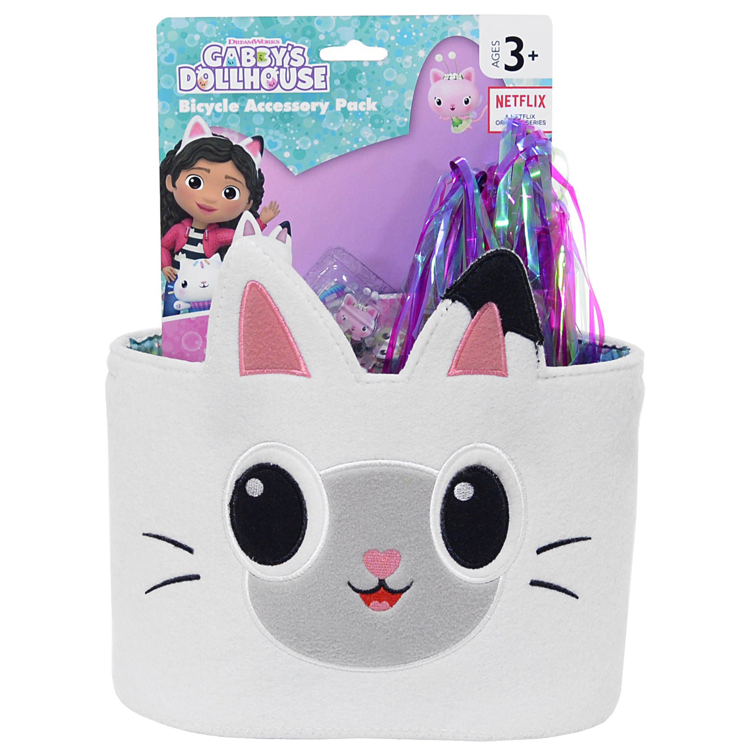 Gabby's Dollhouse Bike Accessory Pack Fits Most 12" 18" Kids Bikes