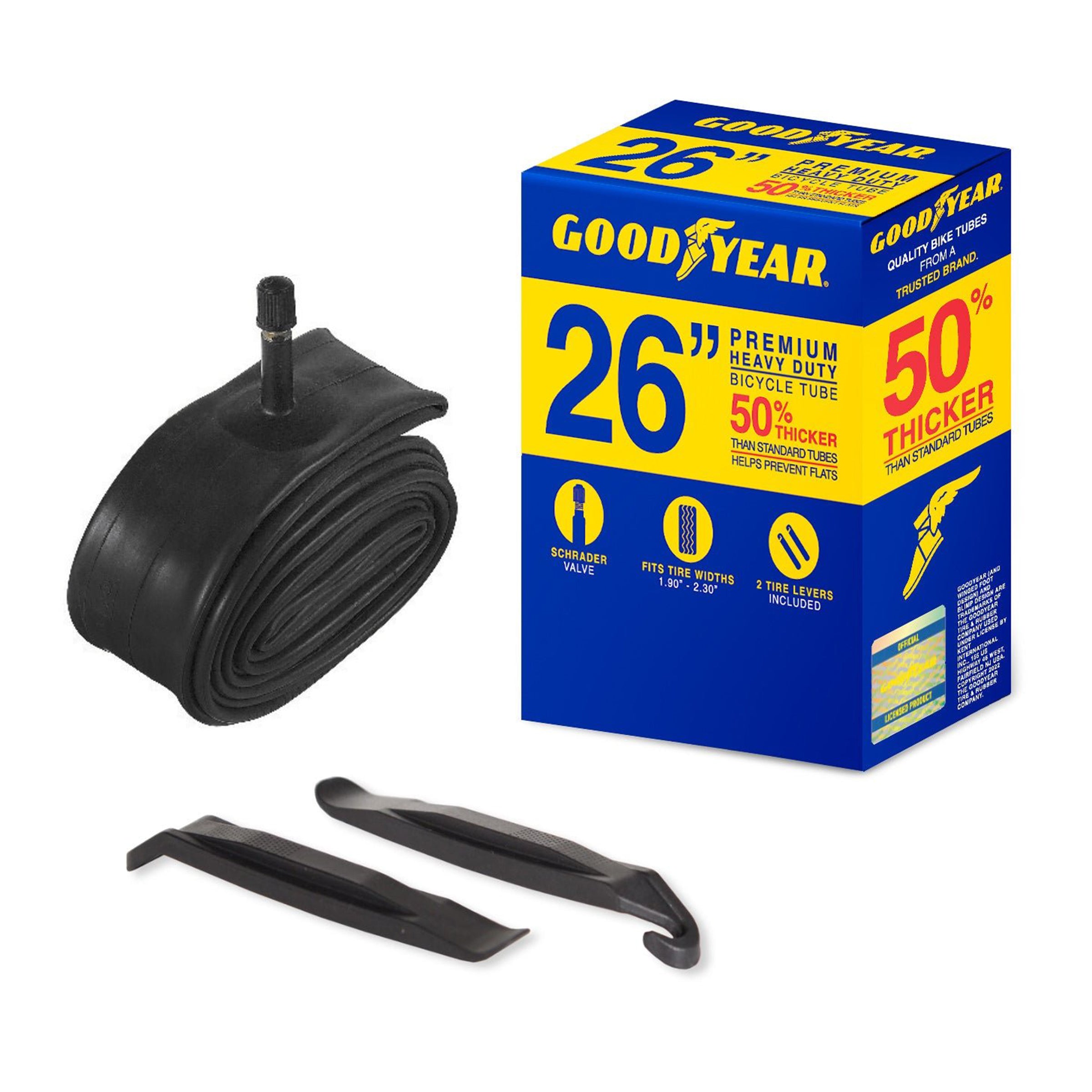 Goodyear Heavy Duty Bike Inner Tube 26 x 1.90 2.30