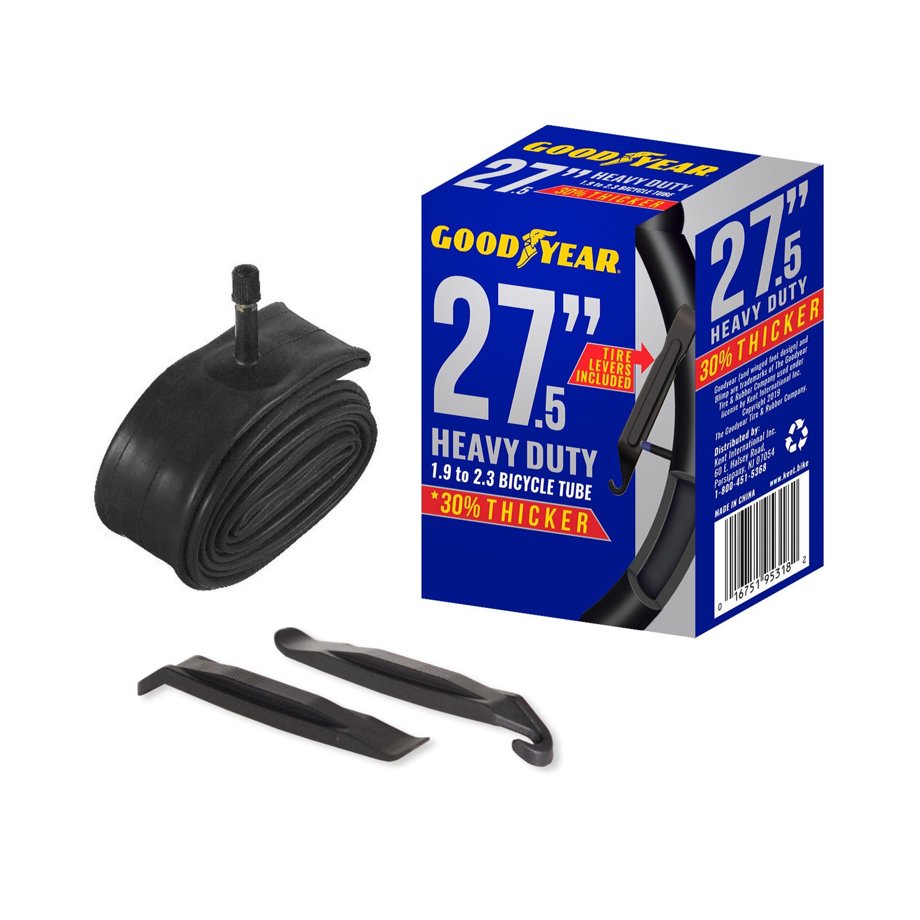 Goodyear® Heavy Duty Bike Inner Tube | 27.5" x 1.90" - 2.30"