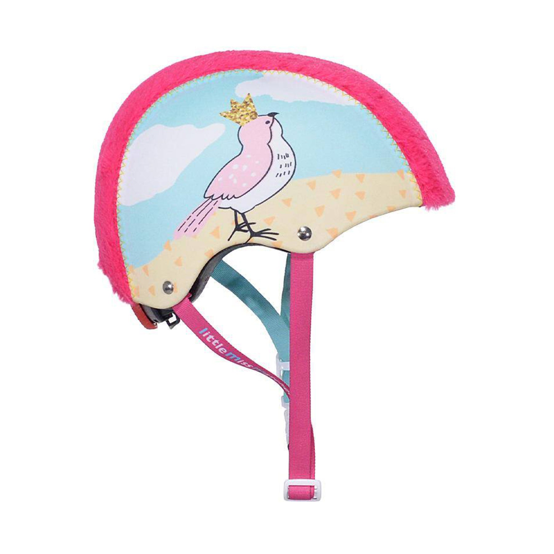 LittleMissMatched® Furrr-Tastic Birdie Child Multi-Sport Helmet | Helmet for Kids Ages 5+