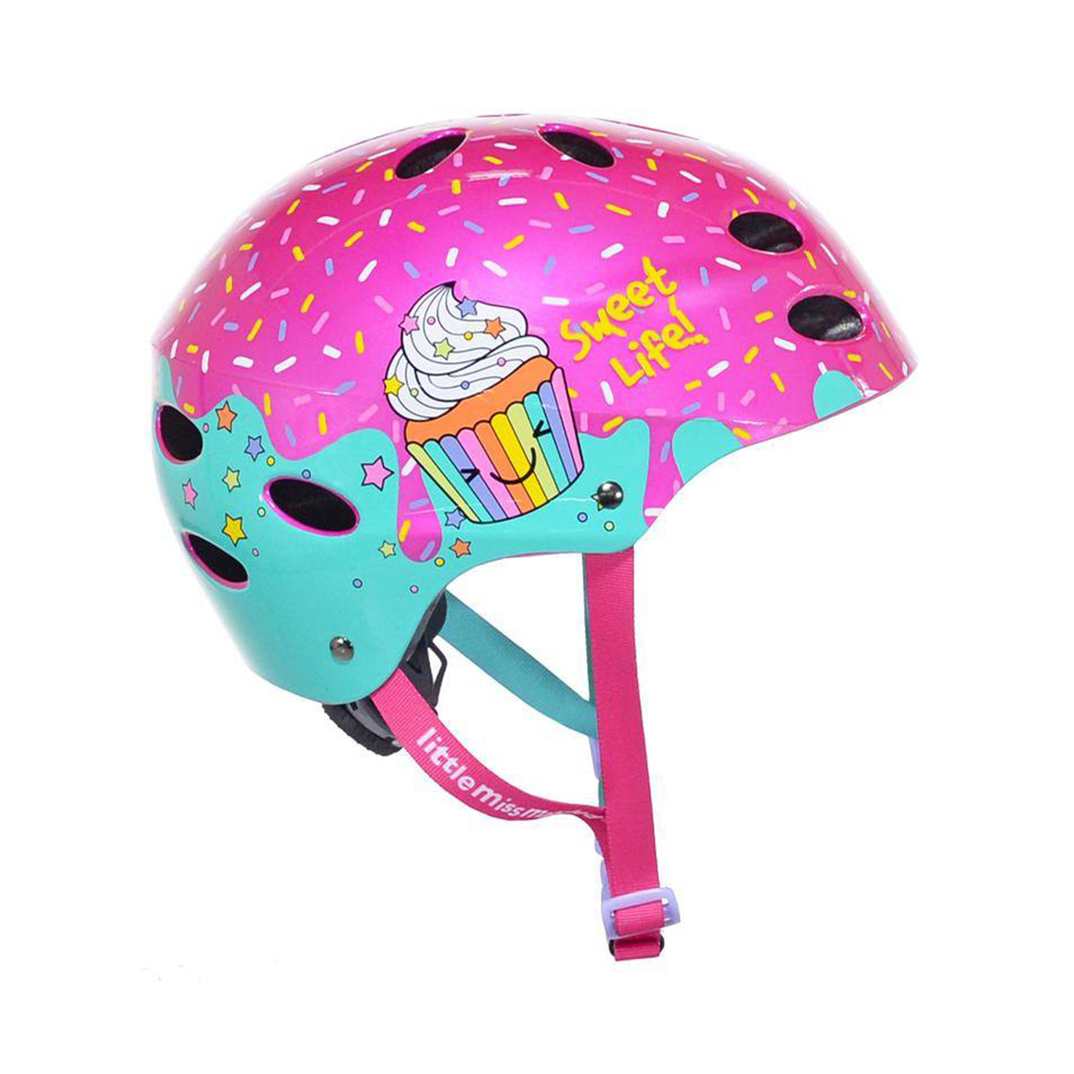 LittleMissMatched® Sweet Life Child Multi-Sport Helmet | Helmet for Kids Ages 5+