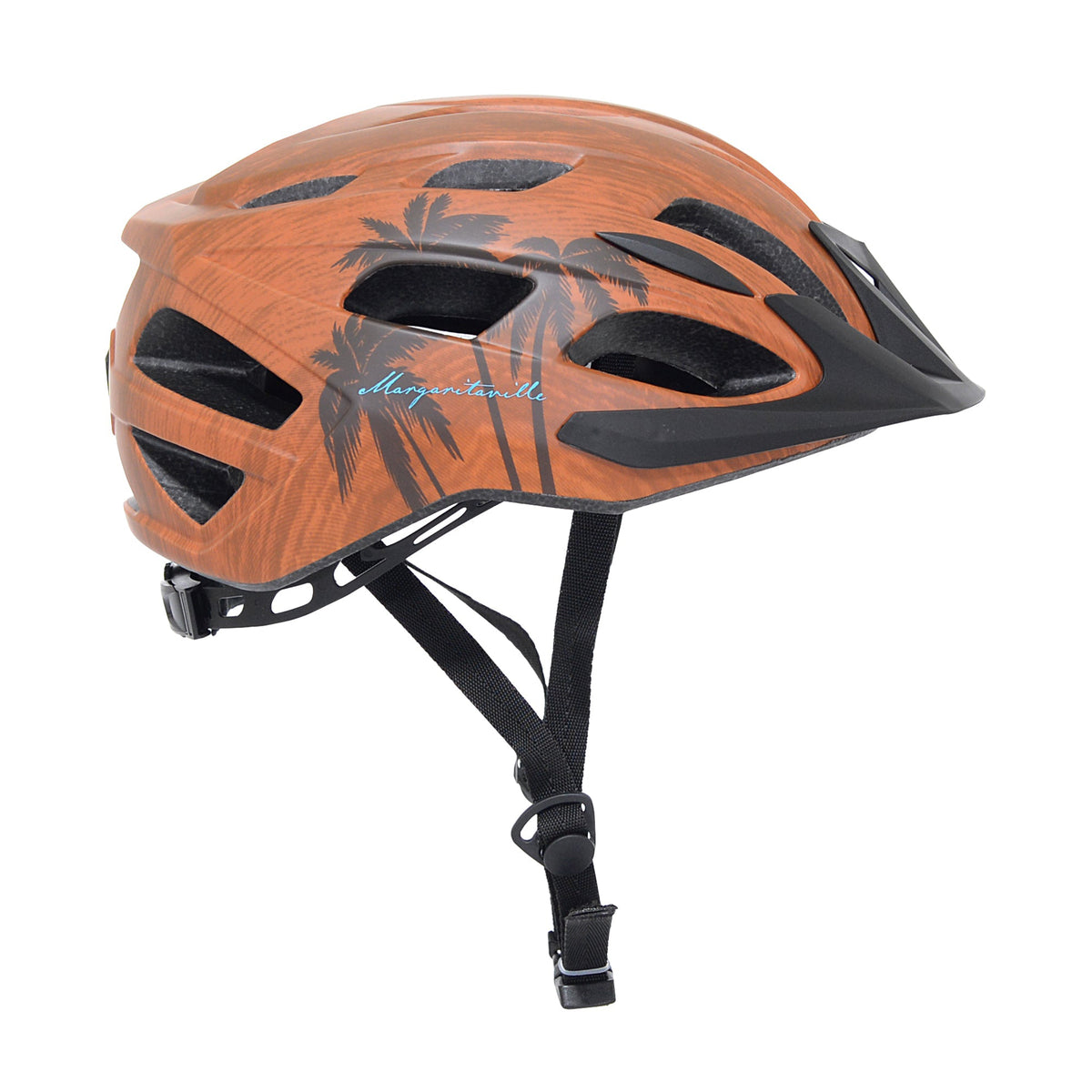 MargaritavilleĀ® Wood Grain Adult Bicycle Helmet | Helmet for Adults Ages 13+