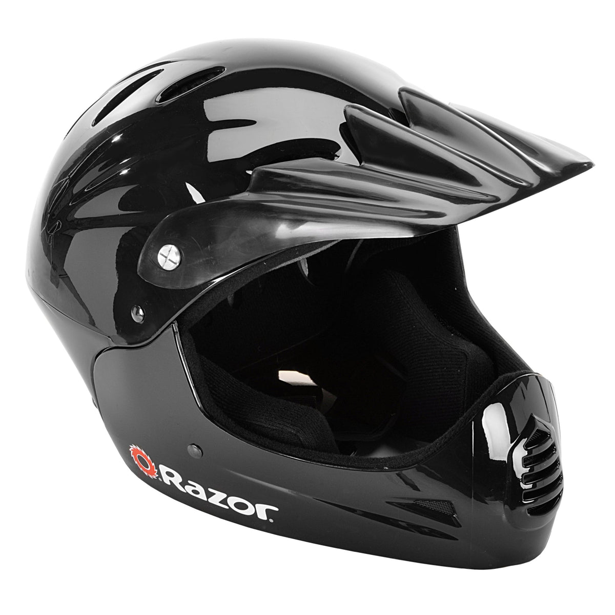 RazorĀ® Black Full Face Youth Multi-Sport Helmet | Helmet for Kids Ages 8+