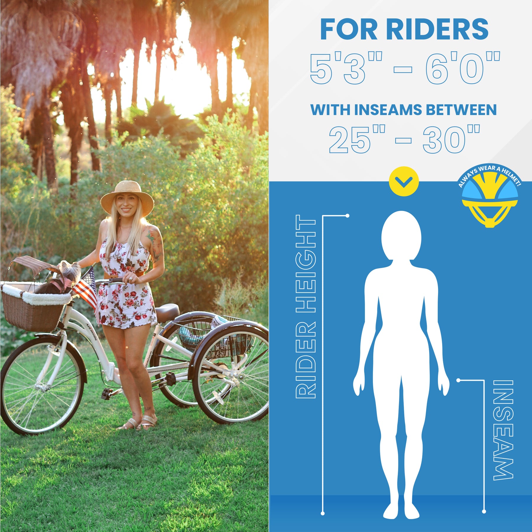 26" Kent Alameda | Folding Tricycle for Adults Ages 13+