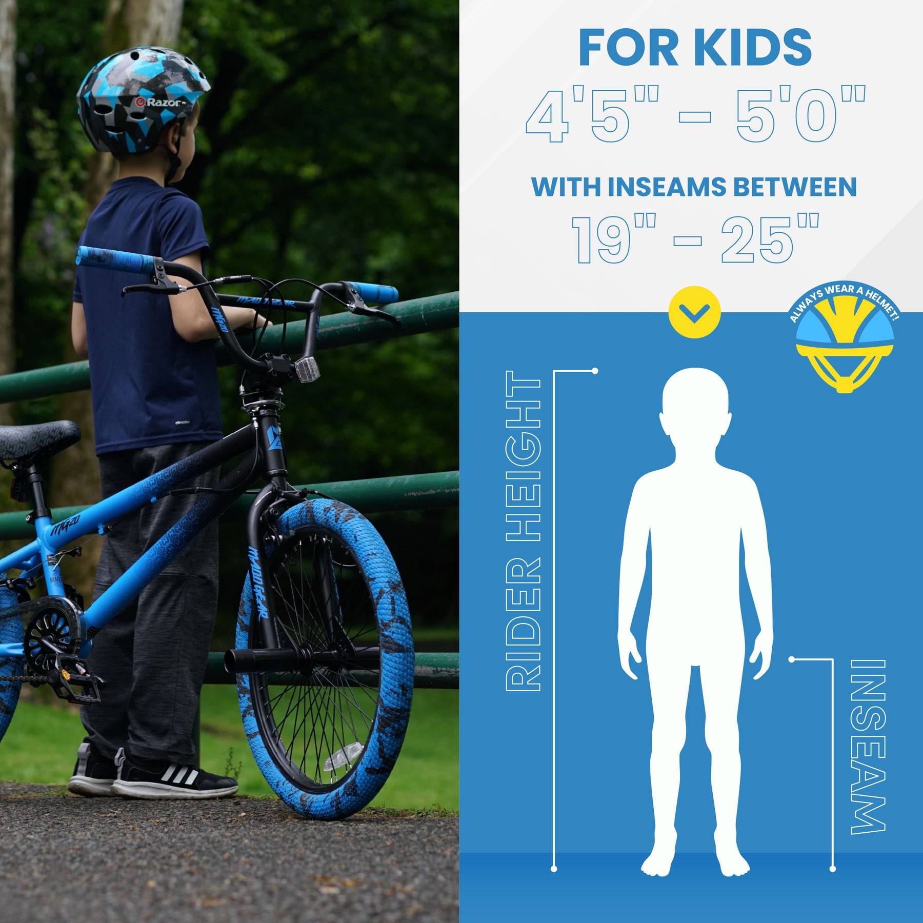 20" Madd Gear® MG20 | BMX Bike for Kids Ages 7-13