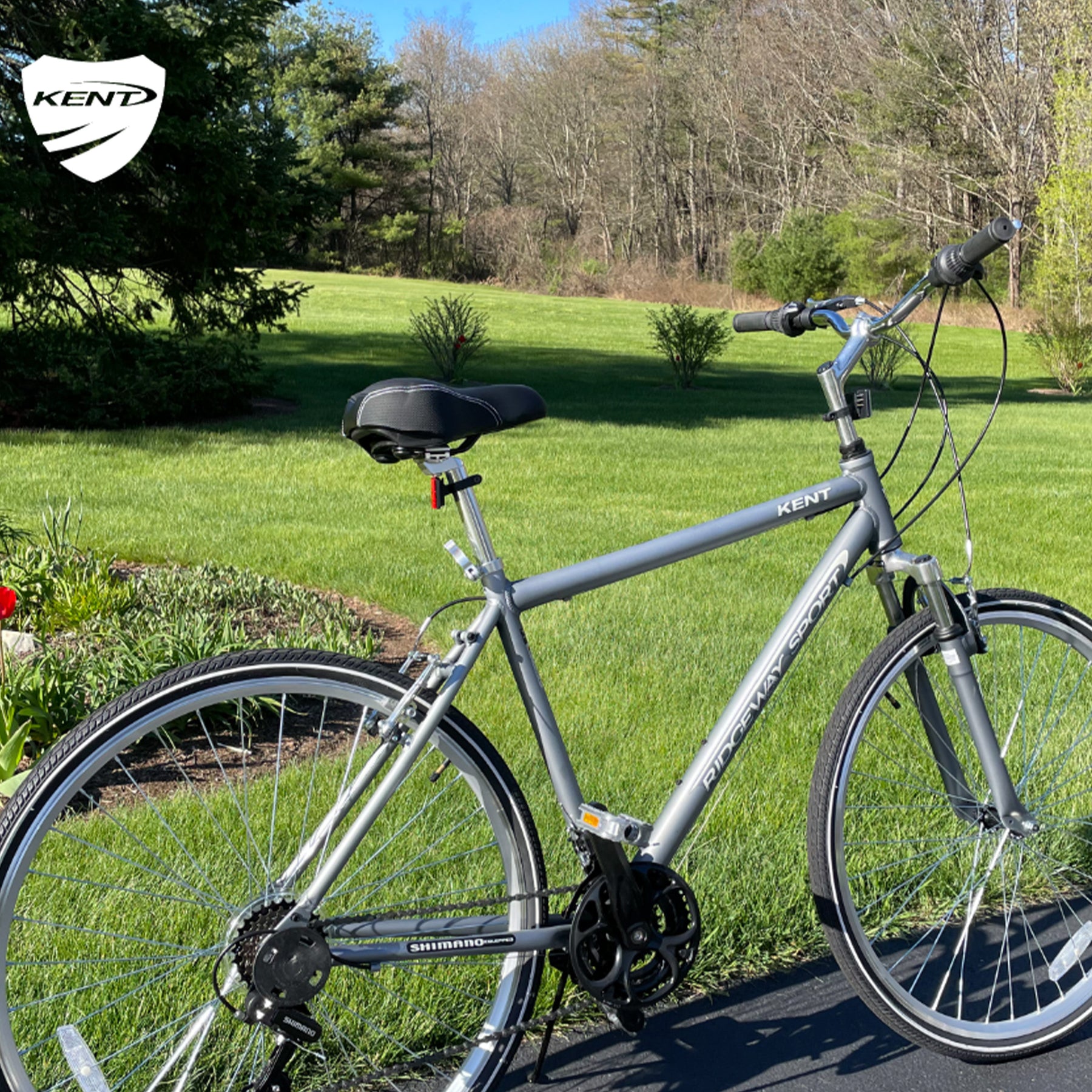 700c Kent Ridgeway Sport | Hybrid Comfort Bike for Men Ages 14+