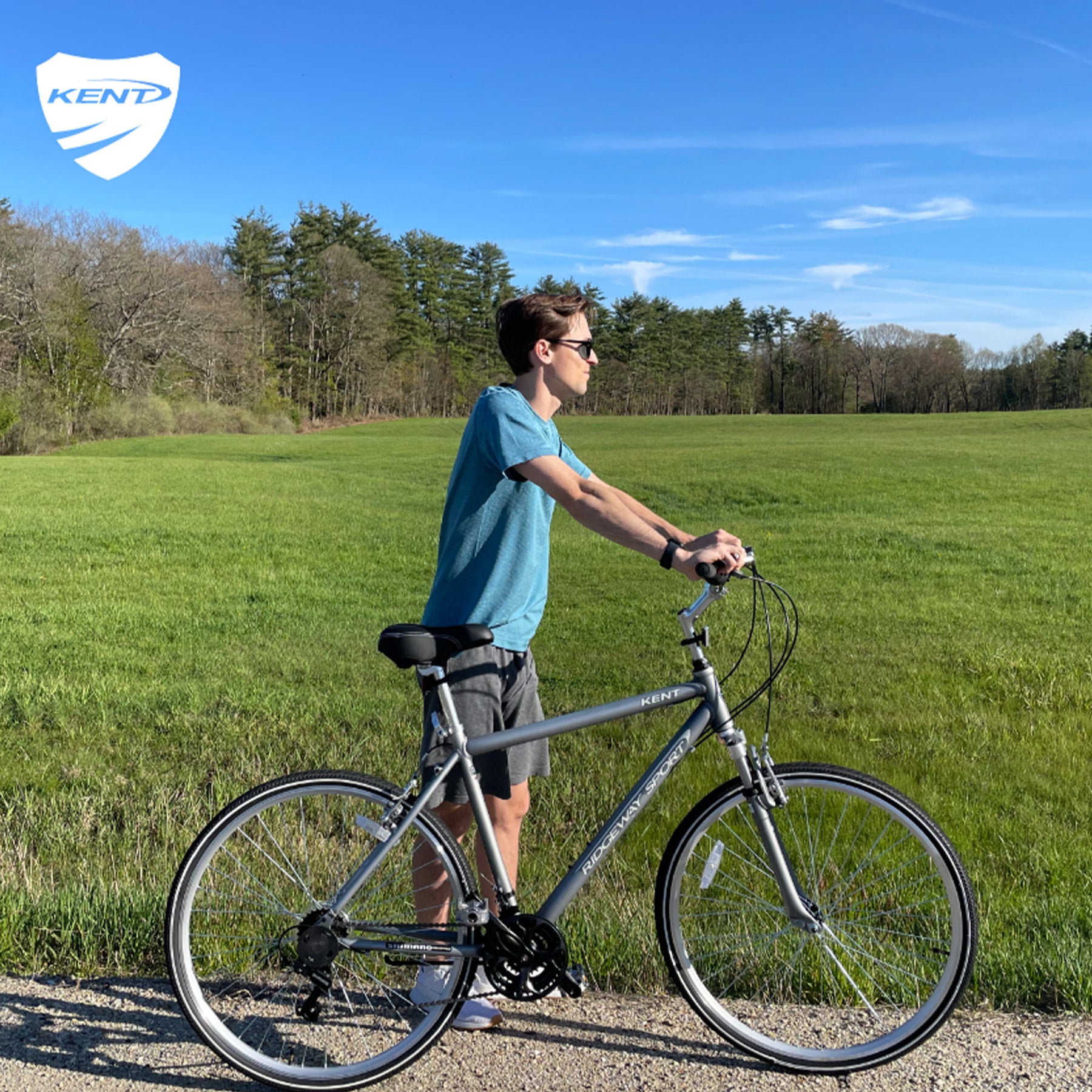 700c Kent Ridgeway Sport | Hybrid Comfort Bike for Men Ages 14+