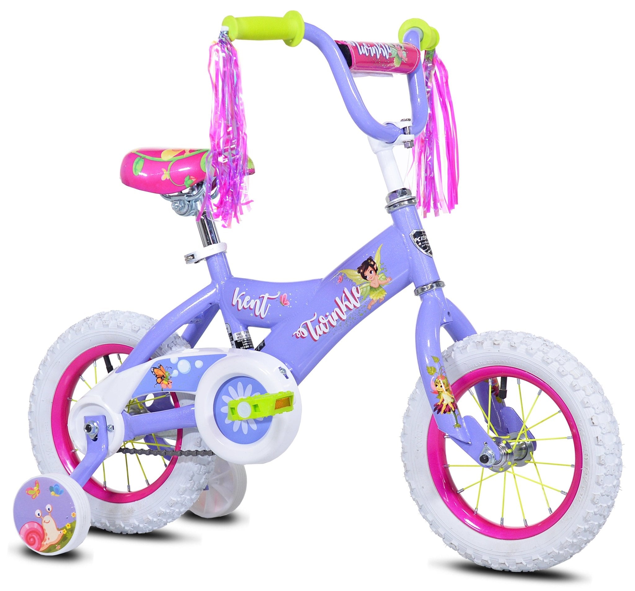 Princess bicycle with online training wheels