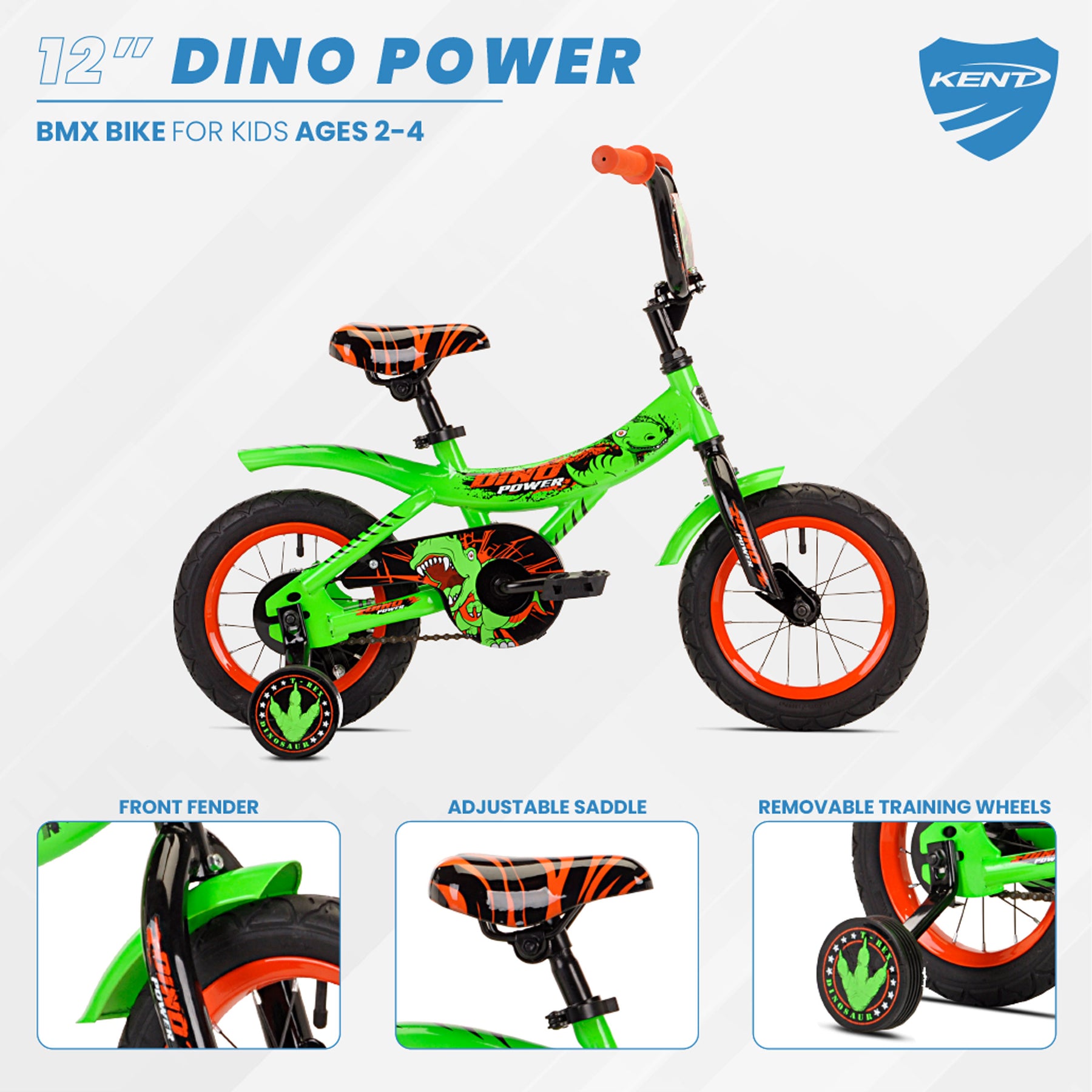 Dinosaur bike 18 inch best sale