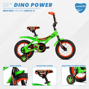 kinderfahrrad dinosaurier Kent 12" Dino Power Boy's Bike Green