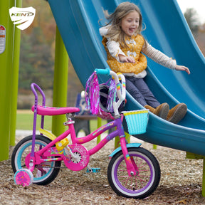 12" LittleMissMatched® Unicorn | Cruiser Bike for Kids Ages 2-4