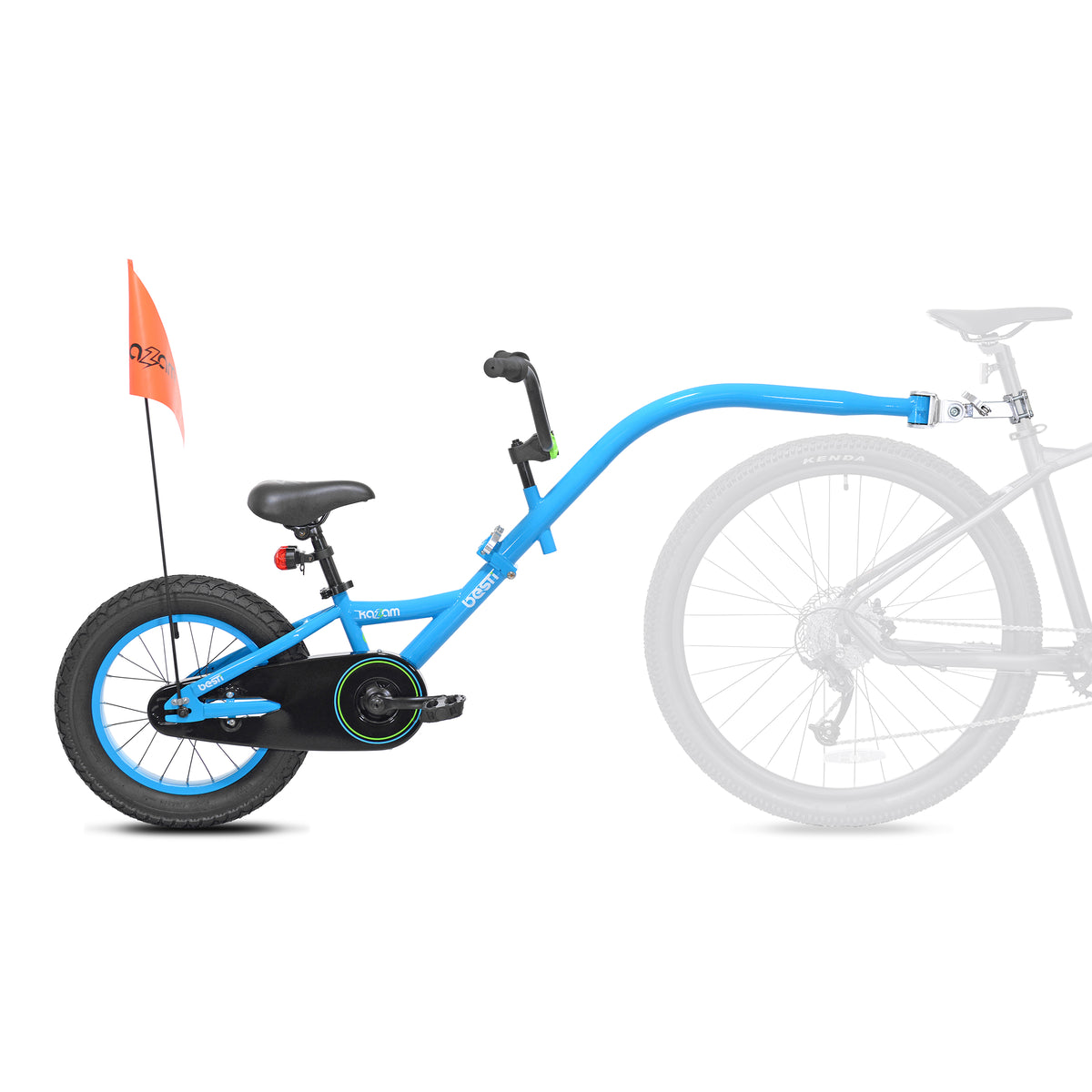 16" Kazam Besti | Trailer Bike for Kids Ages 4+