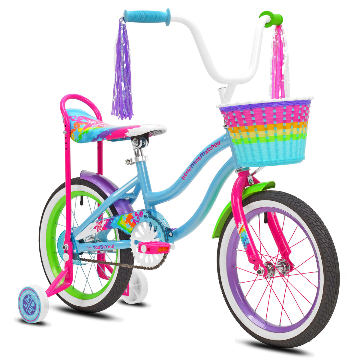 16" LittleMissMatched® High Rise | Cruiser Bike for Kids Ages 4-6