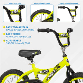 16" Kent PRO 16 | BMX Bike for Kids Ages 4-6