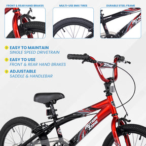 18" Kent Action Zone | BMX Bike for Kids Ages 5-8