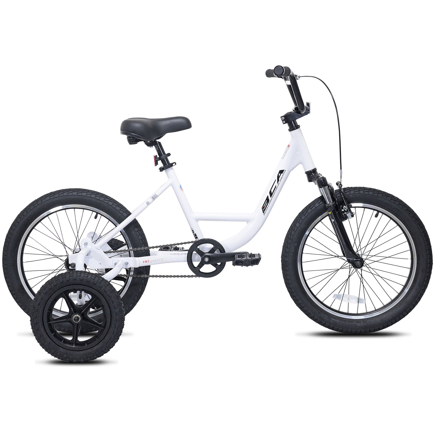 Aazon.co : Nakazawa 2 Pcs Wider Bike Training Wheels Flash Silent For