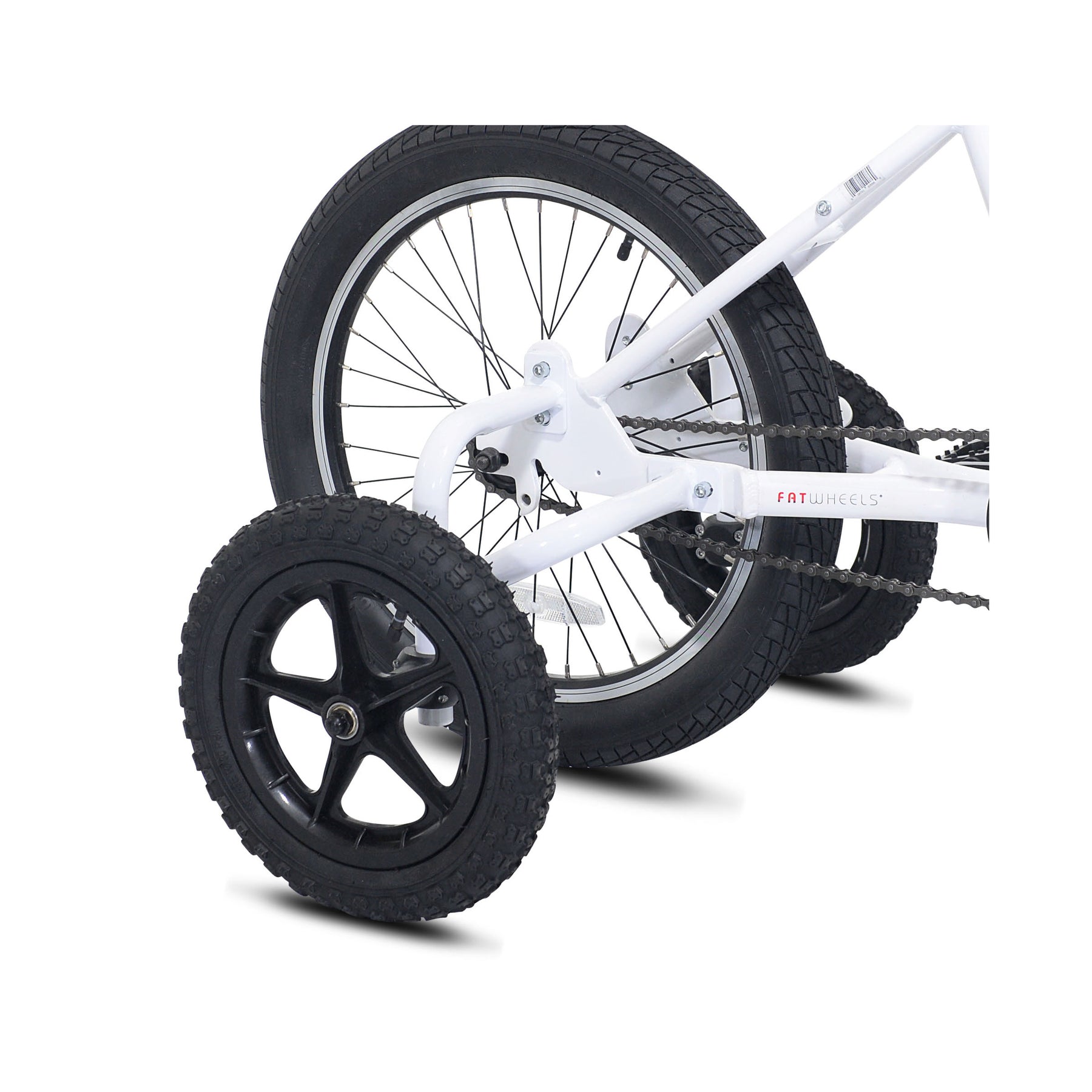 Fat tire bike with training wheels sale