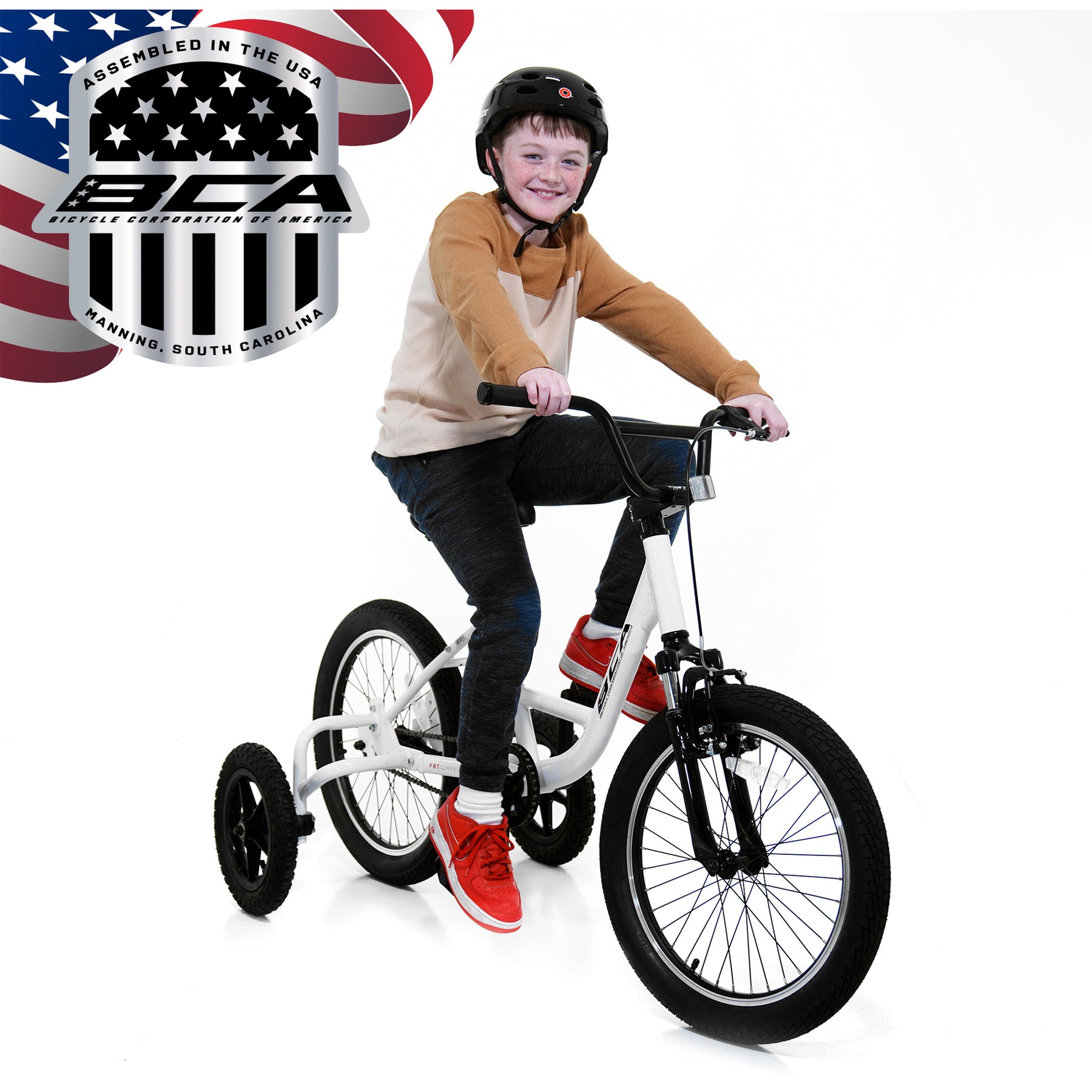 20" BCA Adaptive Training Wheel Bike | Adaptive Bike for Kids Ages 7-13