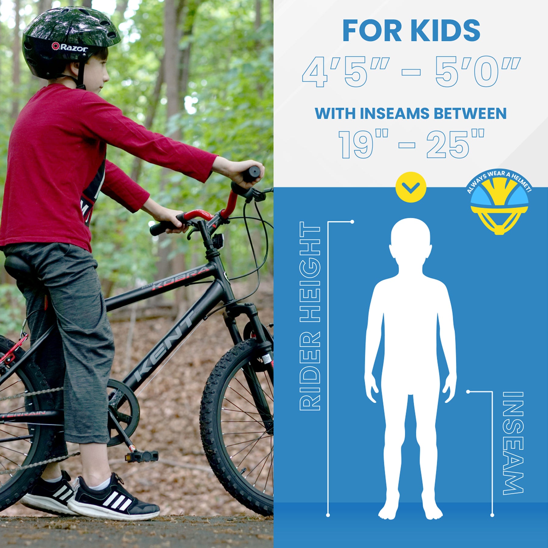 20" Kent Kobra | Mountain Bike for Kids Ages 7-13