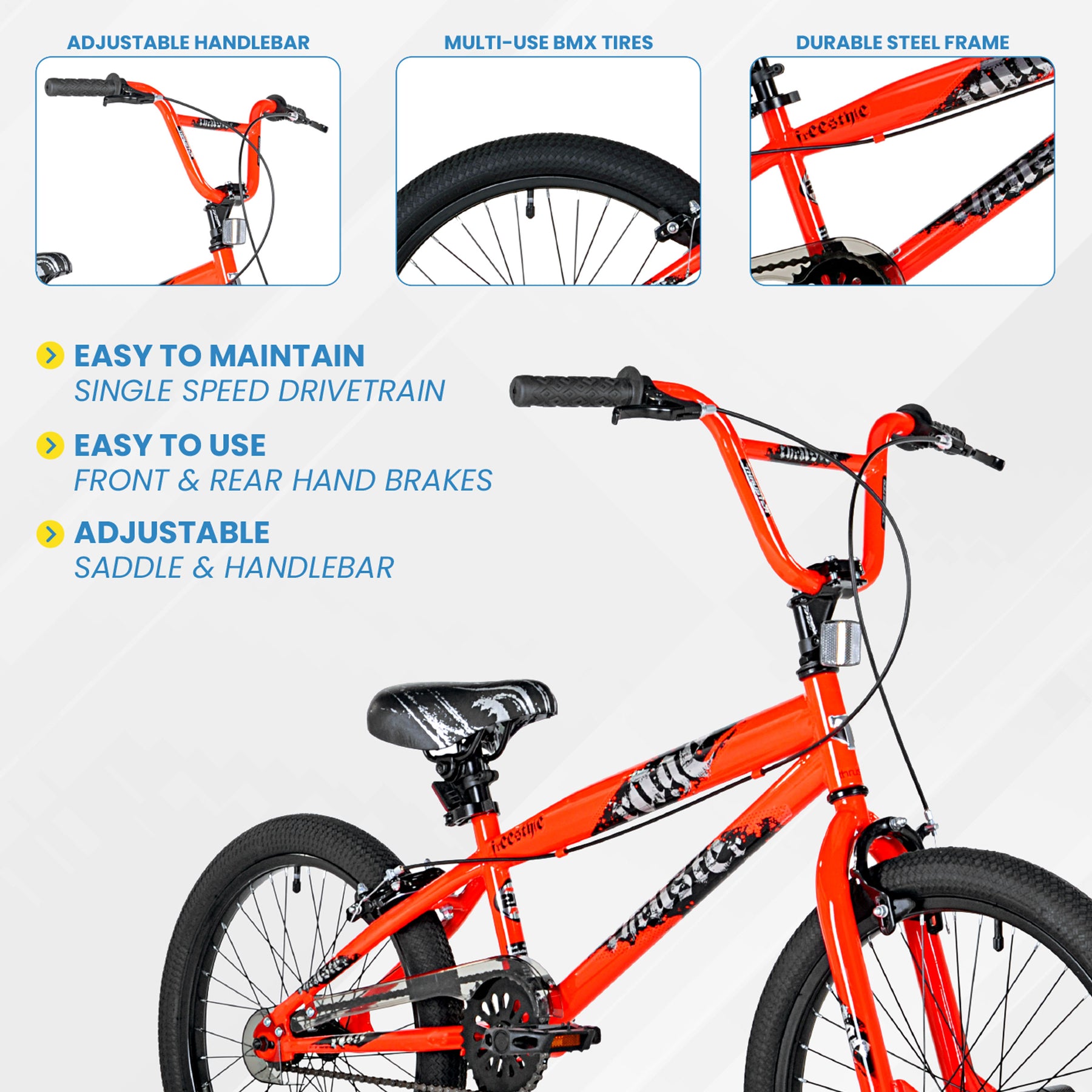 kent bmx bicycles 20" Kent Rage BMX Boys Bike Orange