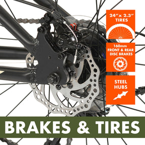 24" Ozark Trail® Vibe | Mountain Bike for Kids Ages 8+