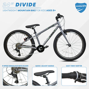 24" Kent Divide | Mountain Bike for Kids Ages 8+