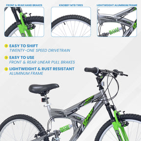 24" Kent Z245 | Mountain Bike for Kids Ages 8+