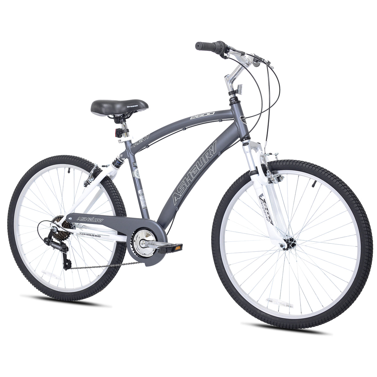 26" Kent Ashbury | Hybrid Comfort Bike for Men Ages 13+