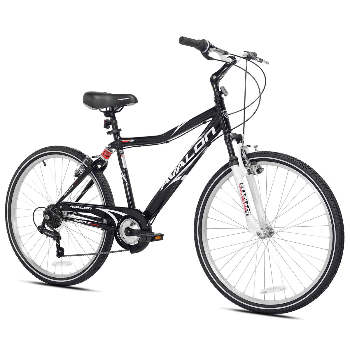 26" Kent Avalon | Hybrid Comfort Bike for Men Ages 13+