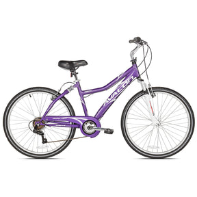 purple womens bicycle NEXT Avalon Comfort Bike, Full Suspension, Women's, Purple