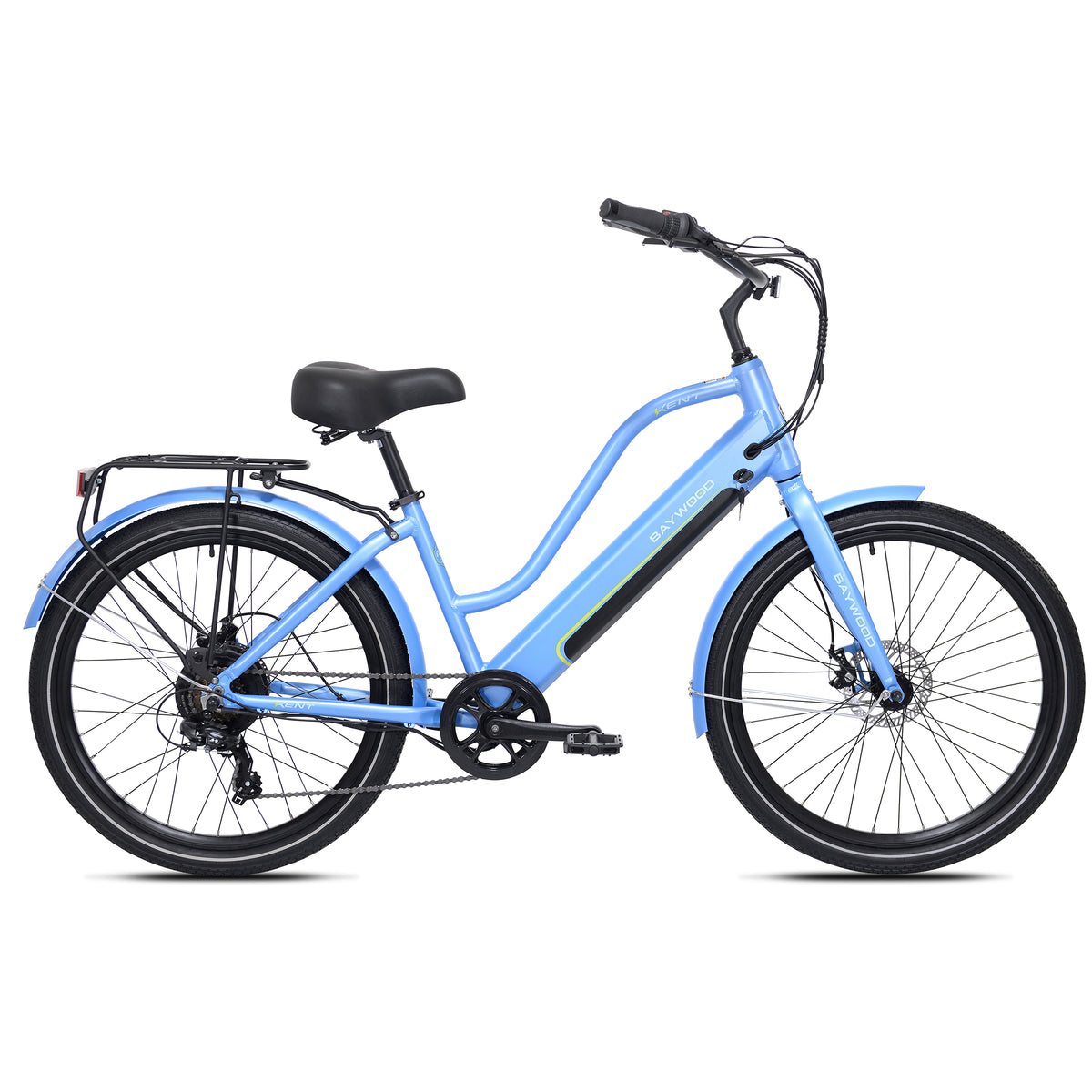 26" Kent Baywood E-Bike | Electric Cruiser Bike for Adults Ages 14+
