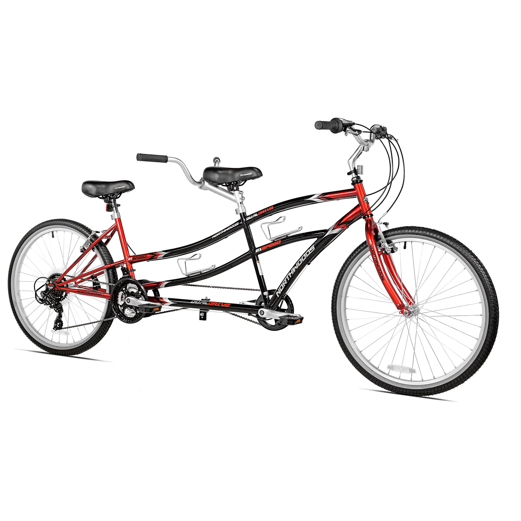 26" Northwoods Dual Drive | Tandem Bicycle for Adults Ages 13+