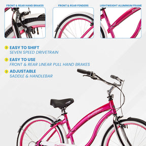 26" Kent Del Rio | Cruiser Bike for Women Ages 13+