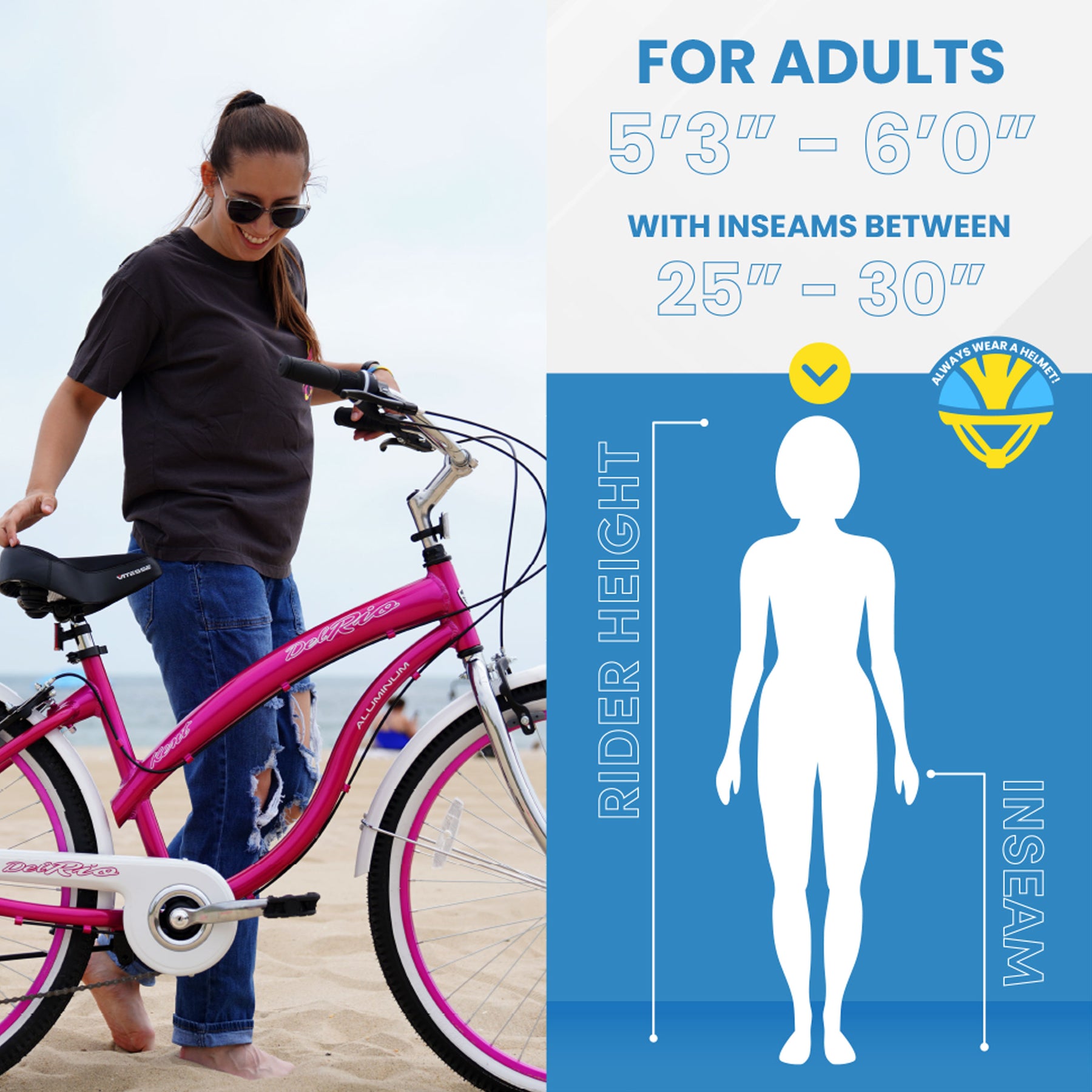 26" Kent Del Rio | Cruiser Bike for Women Ages 13+