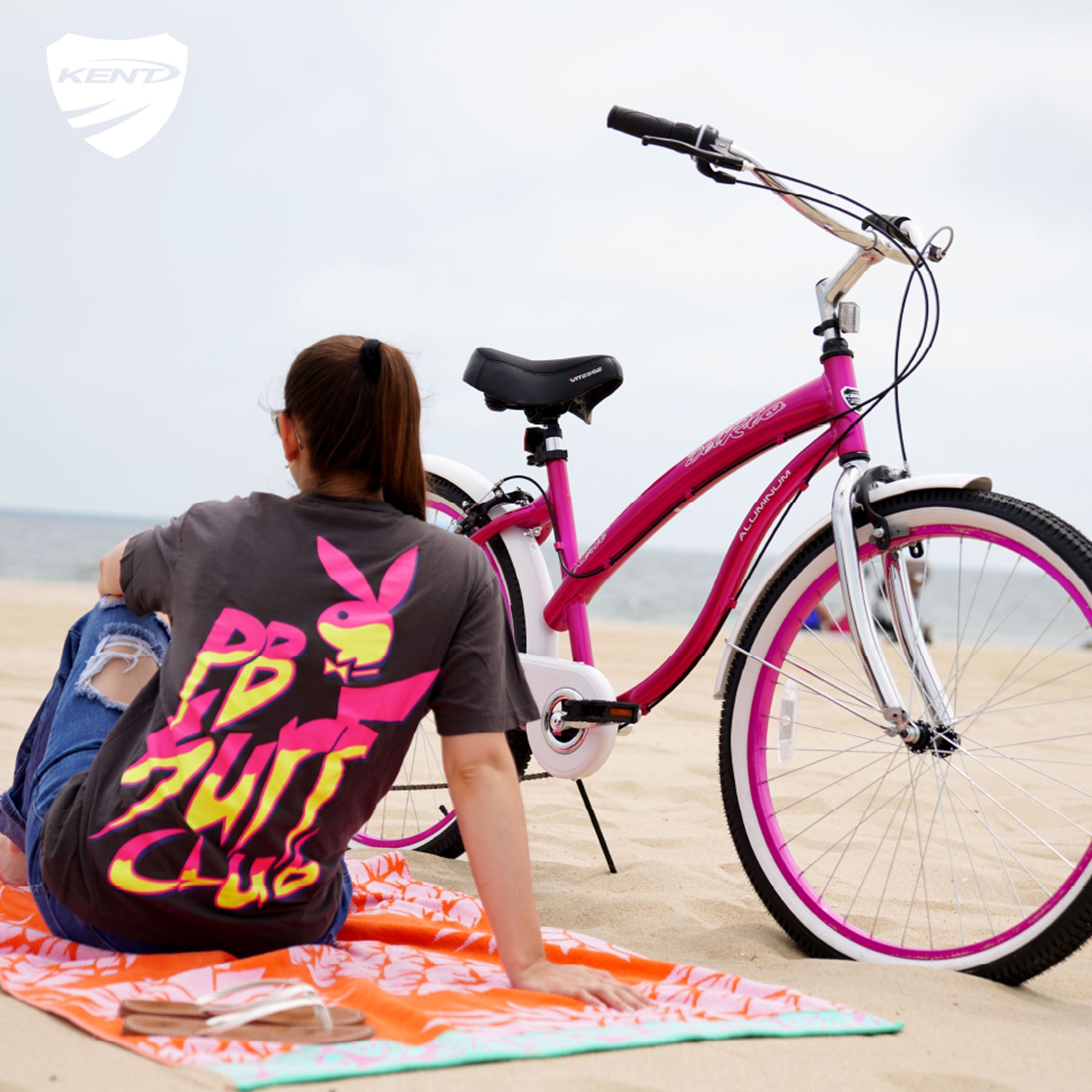 womens cruiser bicycles 26" Kent Del Rio Women's Cruiser Bike, Magenta