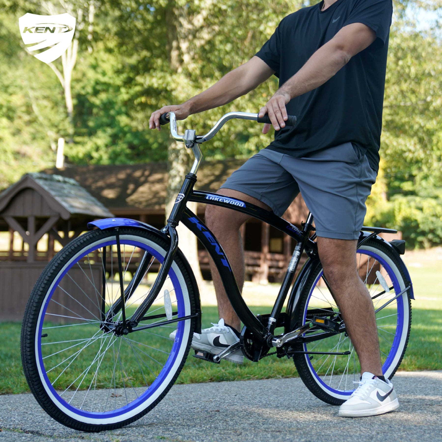 26" Kent Lakewood | Cruiser Bike for Men Ages 13+