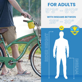 26" Margaritaville® 5 O'Clock Somewhere | Cruiser Bike for Men Ages 13+