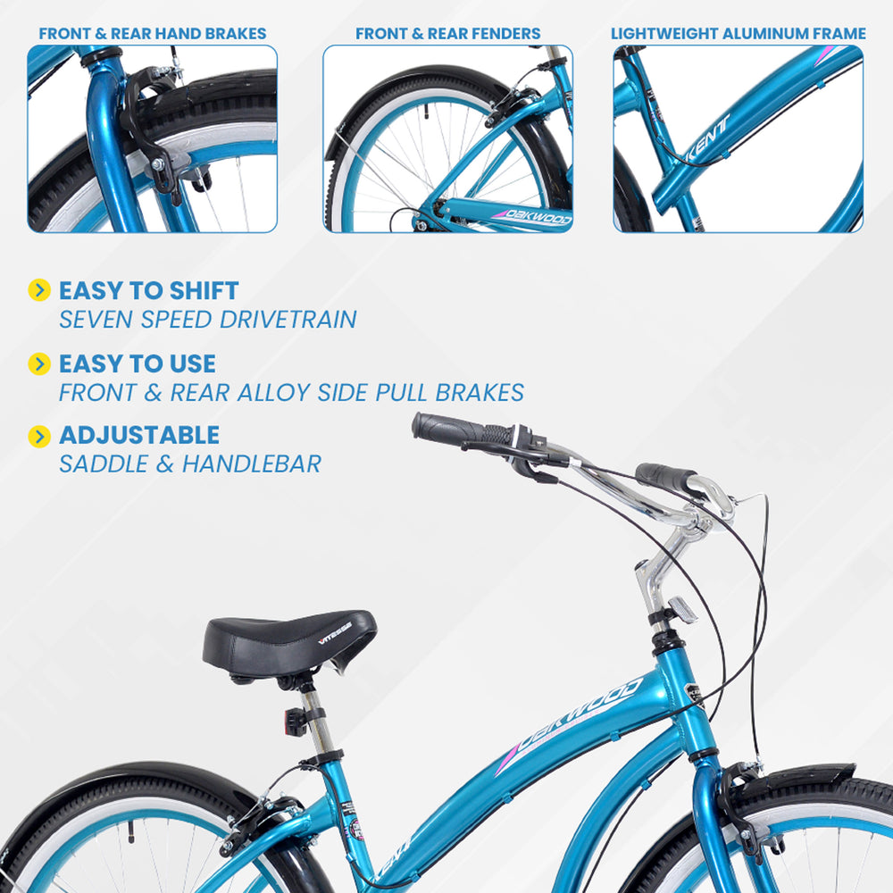26 Inch Kent Men's Bayside Speed Kent Oakwood Men's Cruiser